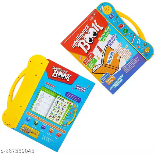 Activities Learning Book Electronic Intelligent Book with All Learning Materials with Clear Voice with Touch Sensors for Kids (Study Book)