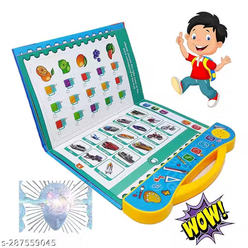 Activities Learning Book Electronic Intelligent Book with All Learning Materials with Clear Voice with Touch Sensors for Kids (Study Book)