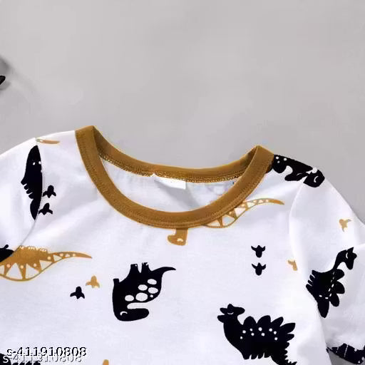 Stylish Printed Kids Boys And Girls Clothing Set