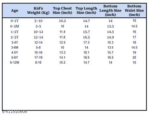 Stylish Printed Kids Boys And Girls Clothing Set