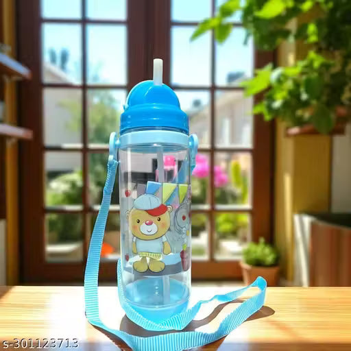 School Water bottle Trendy 500ML water bottle with Straw for kids, School Bottle, Picnic Bottle, Sipper Bottle kids water bottle sipper water bottle baby cartoon sipper water bottle