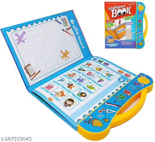 Activities Learning Book Electronic Intelligent Book with All Learning Materials with Clear Voice with Touch Sensors for Kids (Study Book)